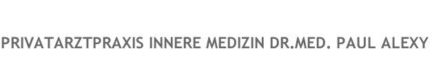 PRIVATARZTPRAXIS INNERE MEDIZIN DR.MED. PAUL ALEXY